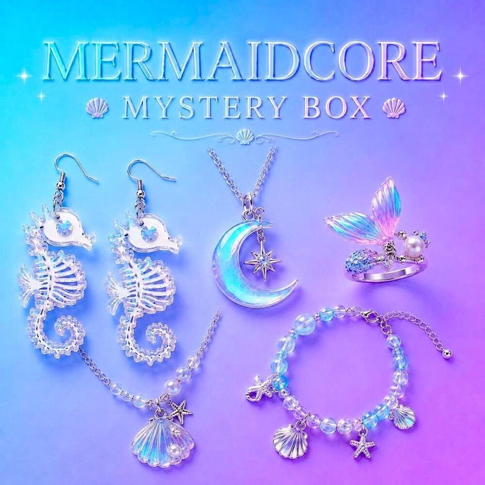 mermaidcore jewelry mystery box